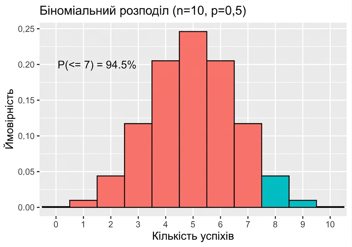 binomial_distribution_with_successes_less_than_or_equal_to_7_highlighted_probability_equals_99_point_four_five_percent.png