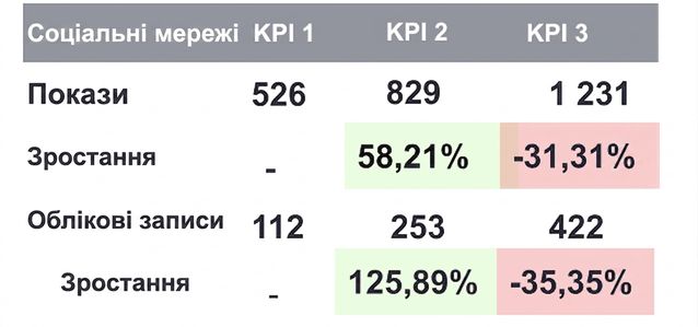 зразок звіту