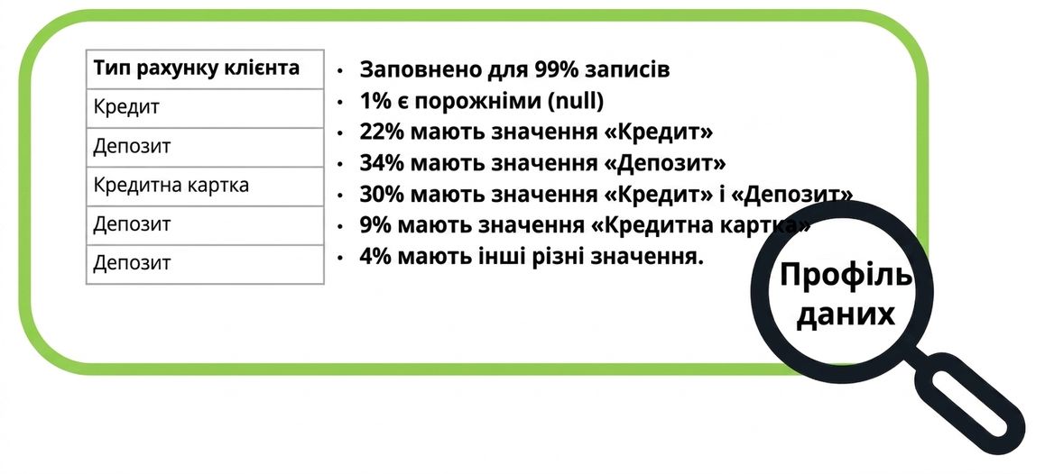 приклади профілю даних