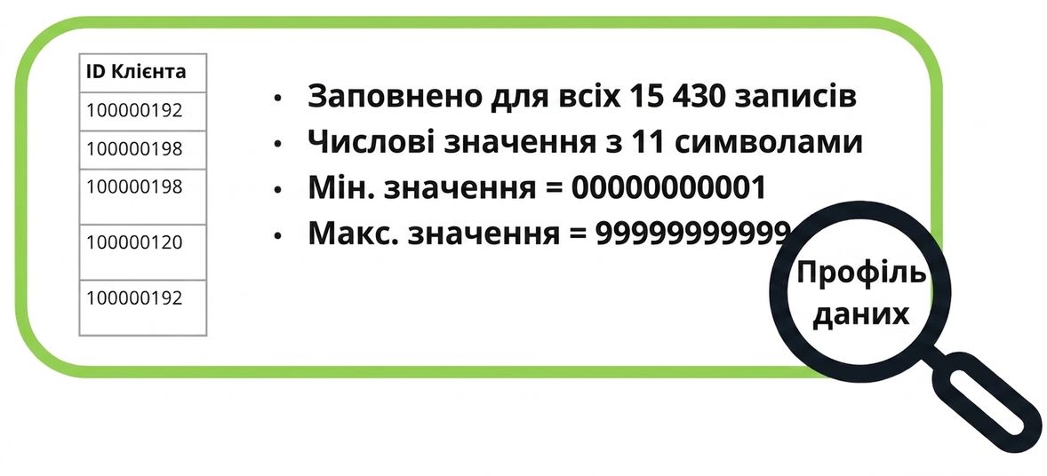 приклади профілю даних