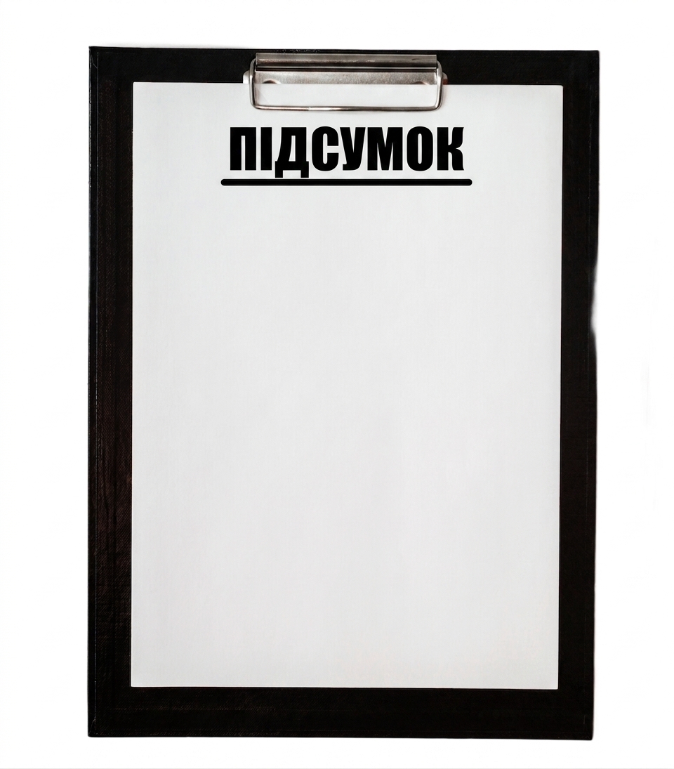 Кліпборд із резюме.