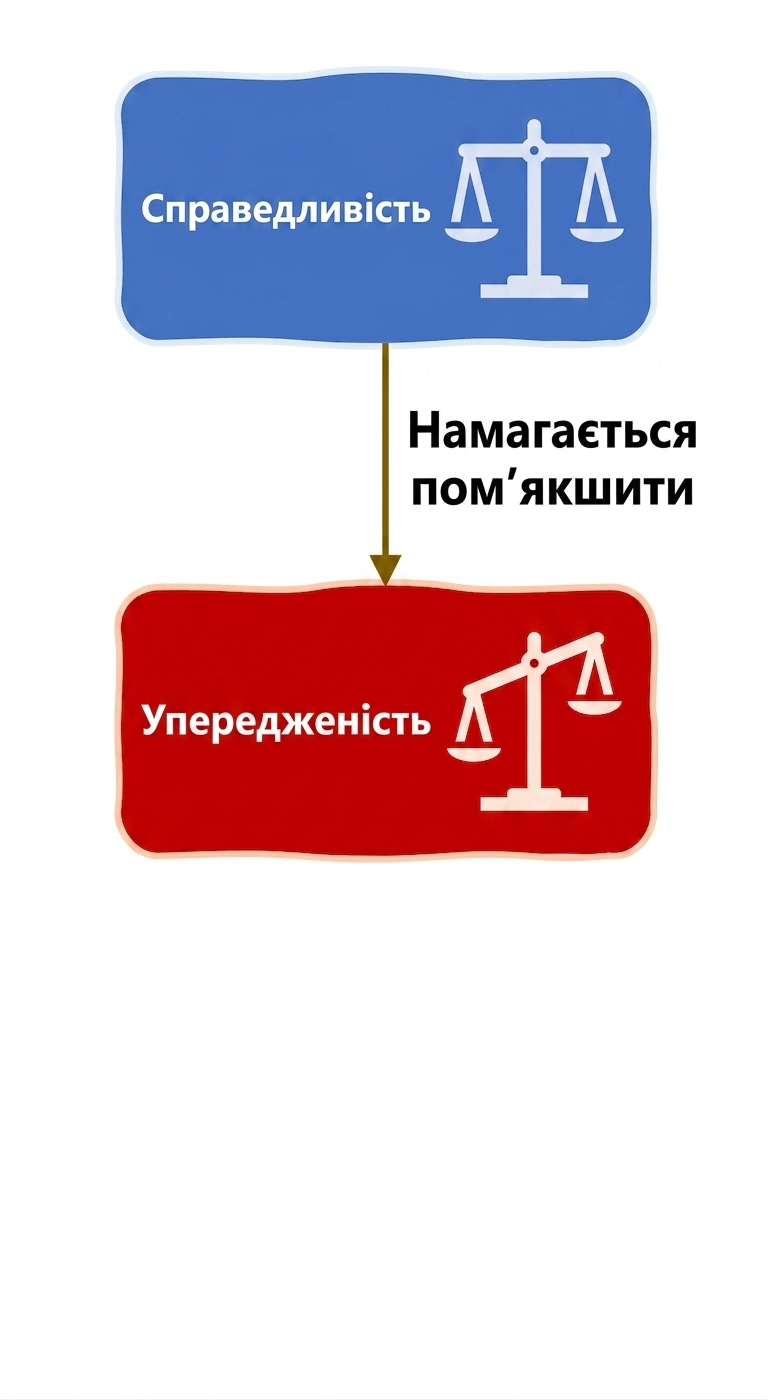 Справедливість для зменшення упередженості
