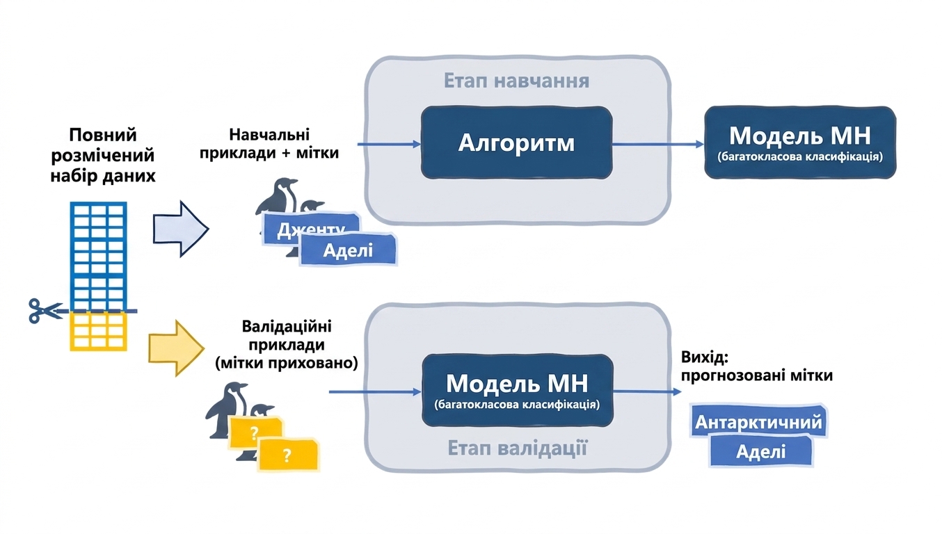 Валідація моделі на тестових прикладах