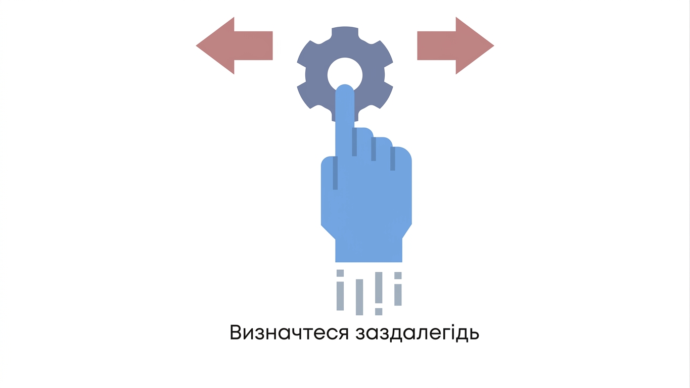 Визначте заздалегідь
