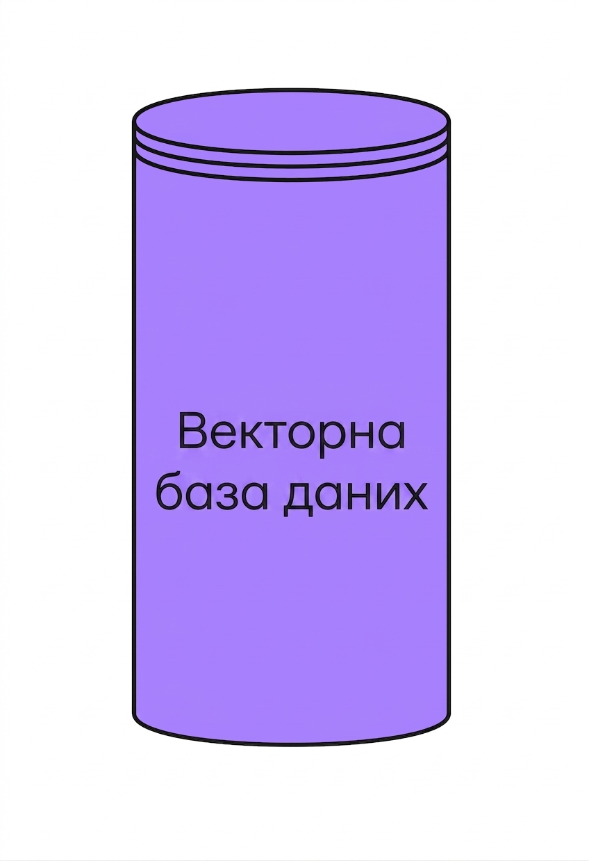 Іконка векторної бази даних.