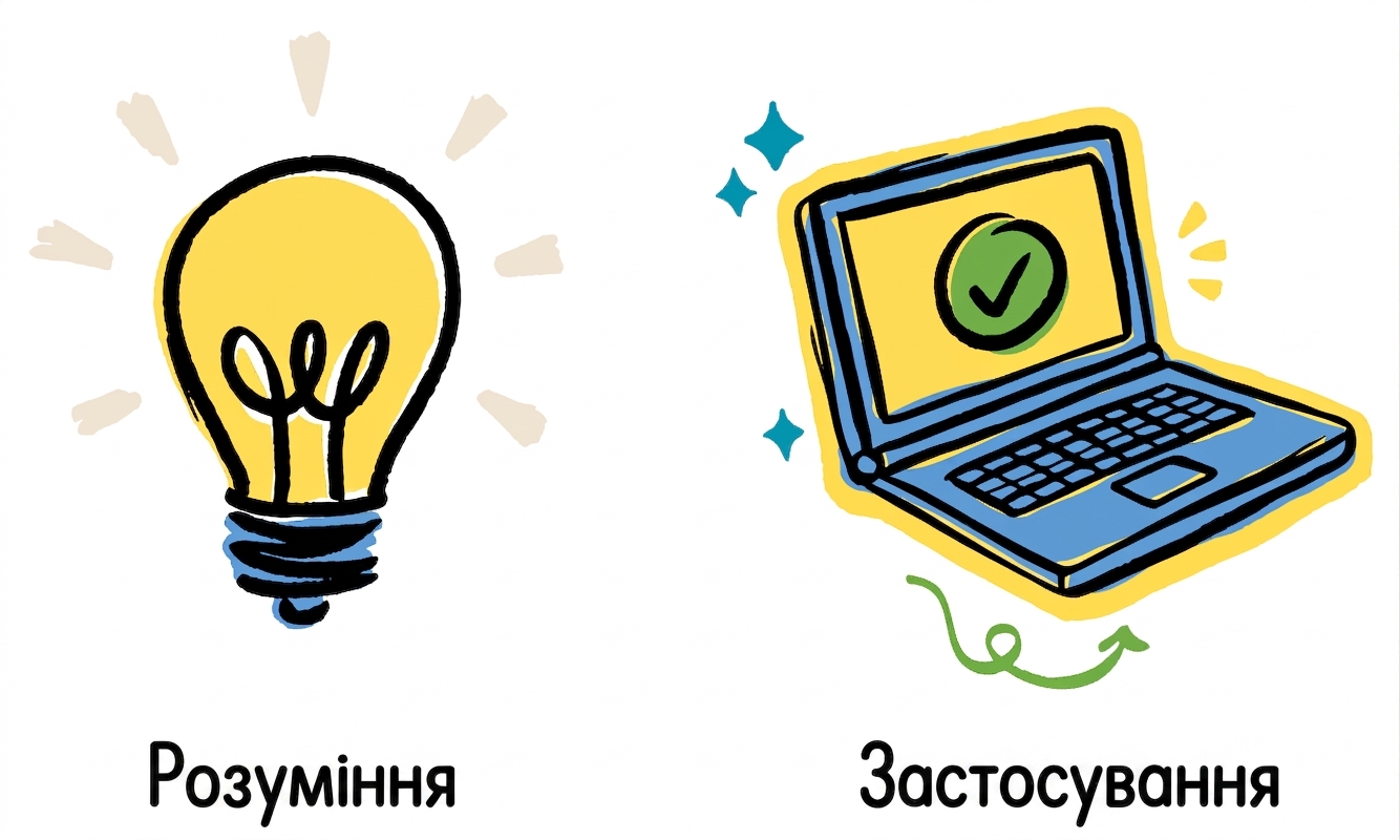 Ілюстрація ноутбука, що означає використання
