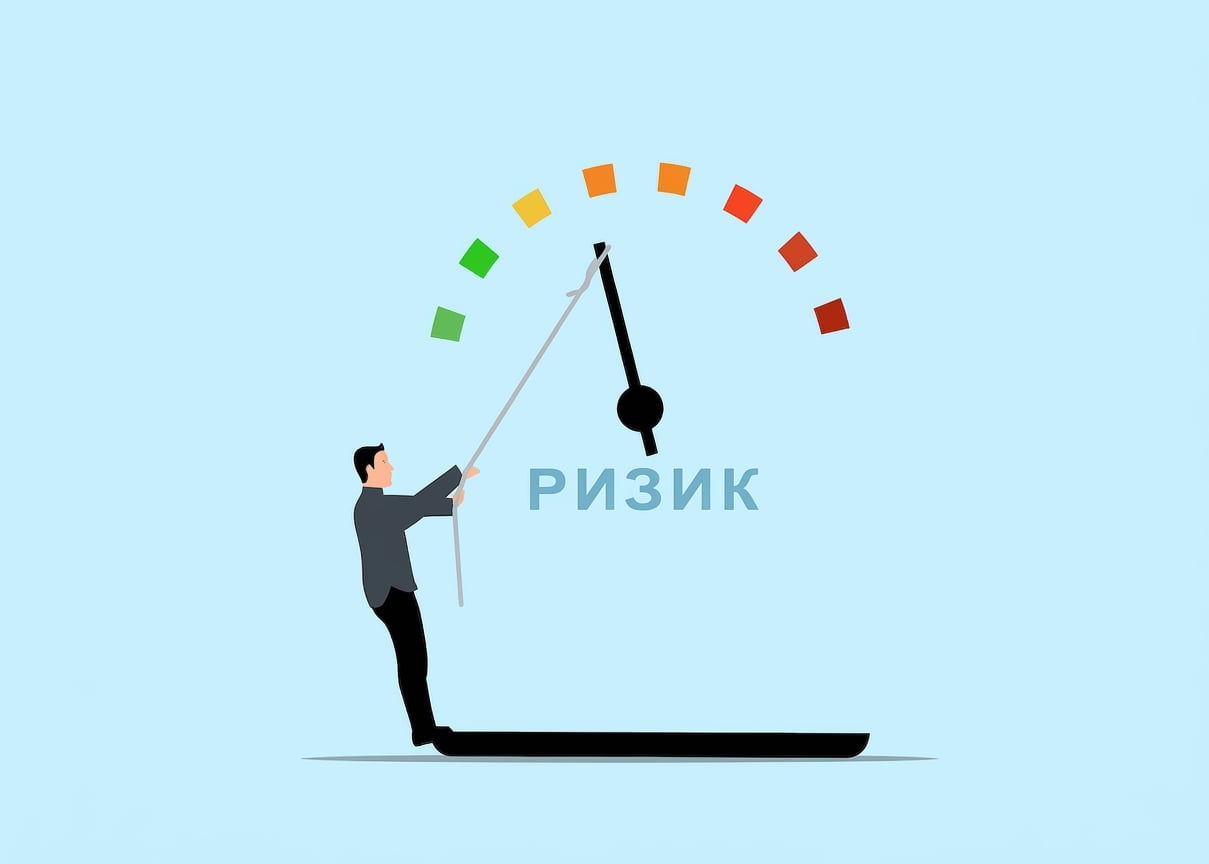 Карикатура з індикатором ризику