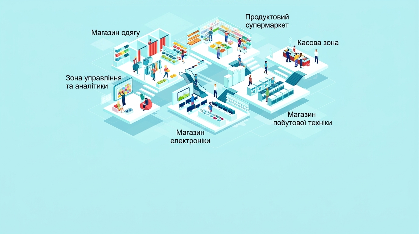 Торговий центр, огляд магазинів