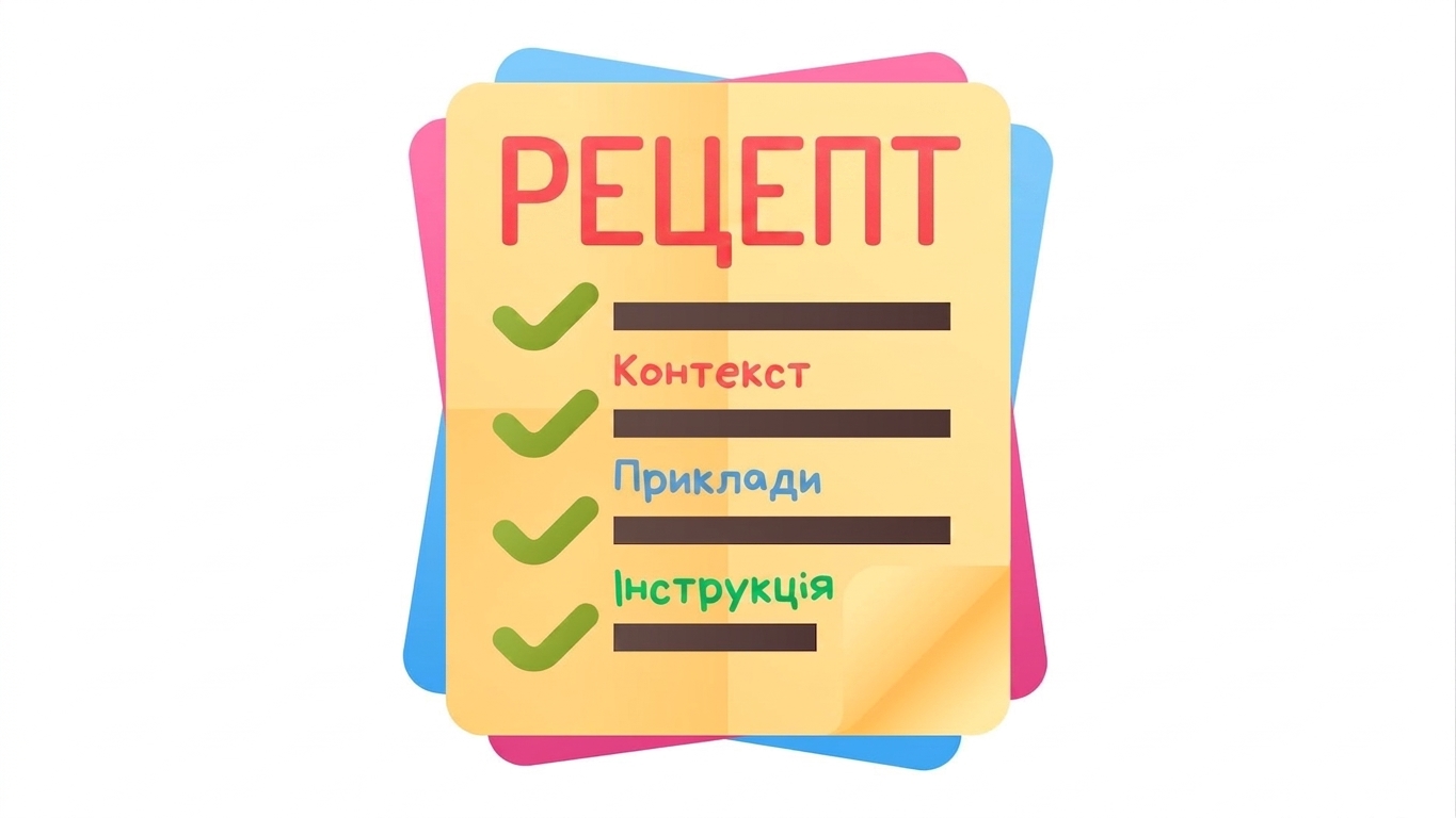 Шаблон підказки з заповнювачами для вхідних змінних.