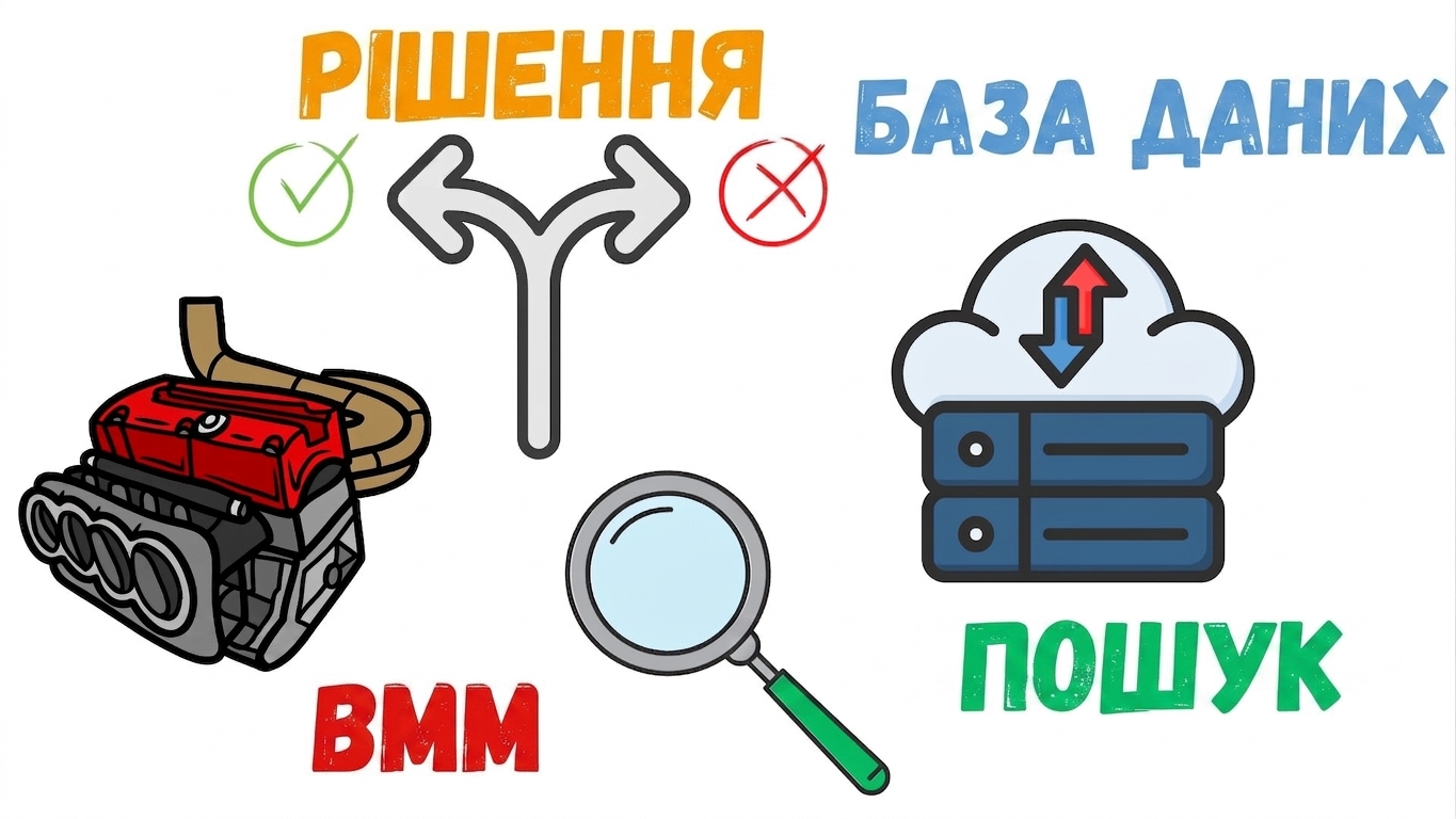 Лупа, що символізує пошук і отримання інформації.