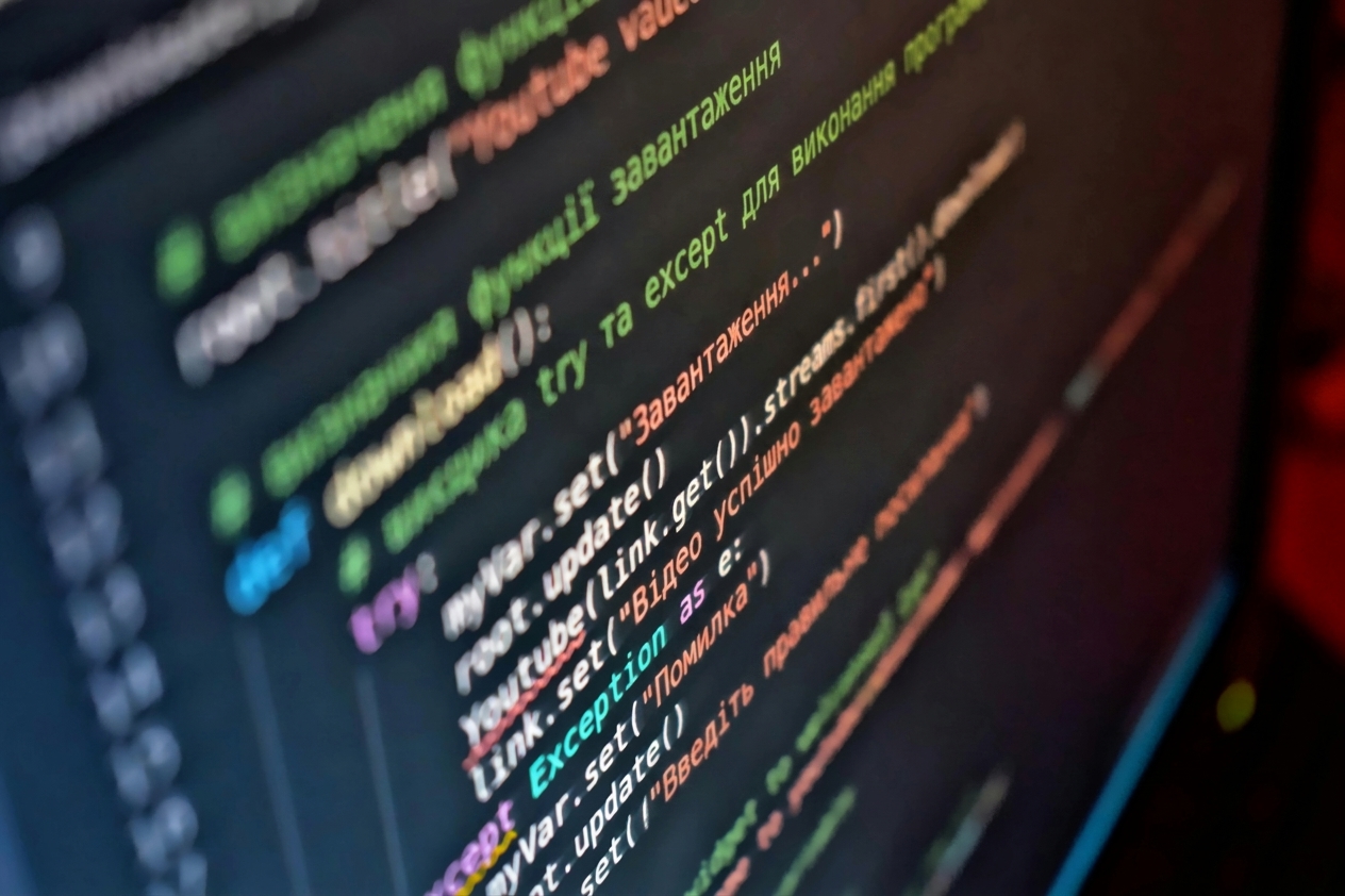 Код Python на екрані