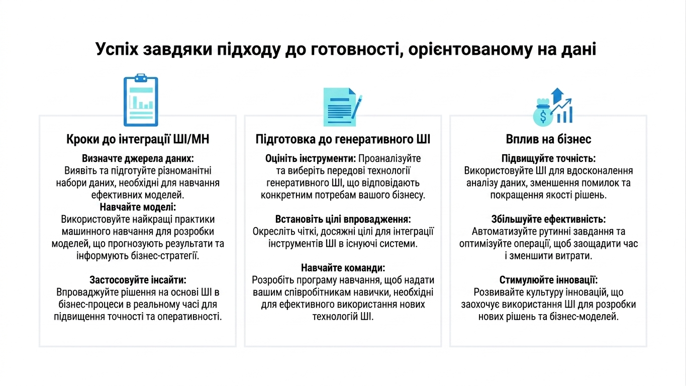 Три текстові блоки