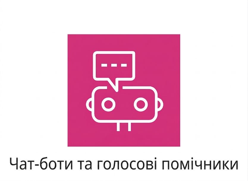 Піктограма чат-ботів і голосових помічників.