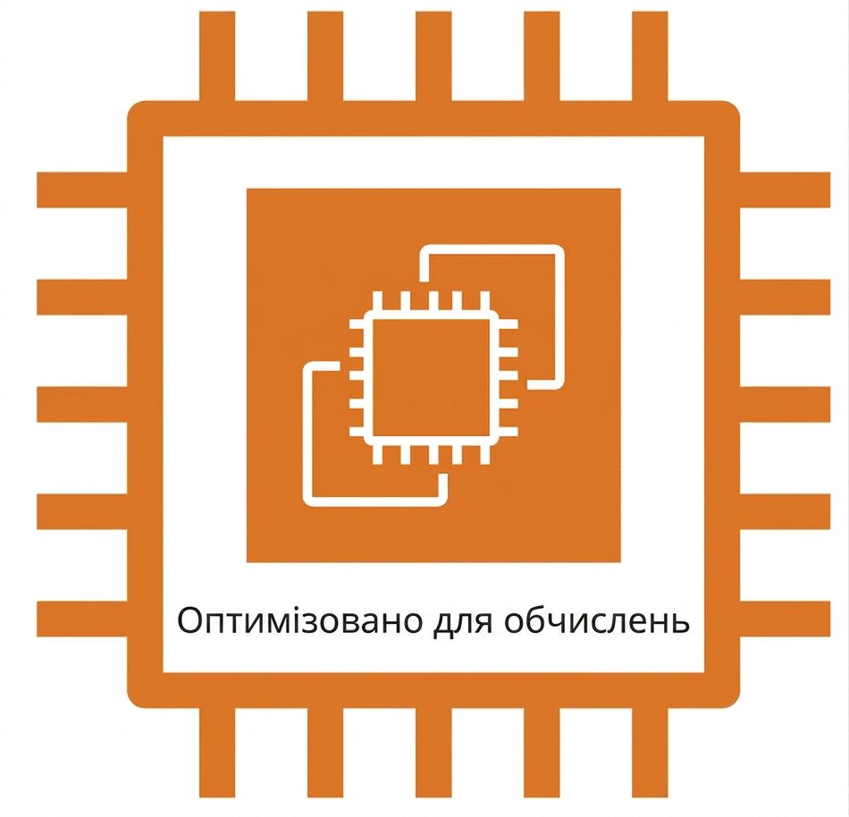 Піктограма інстанса EC2, оптимізованого для обчислень.