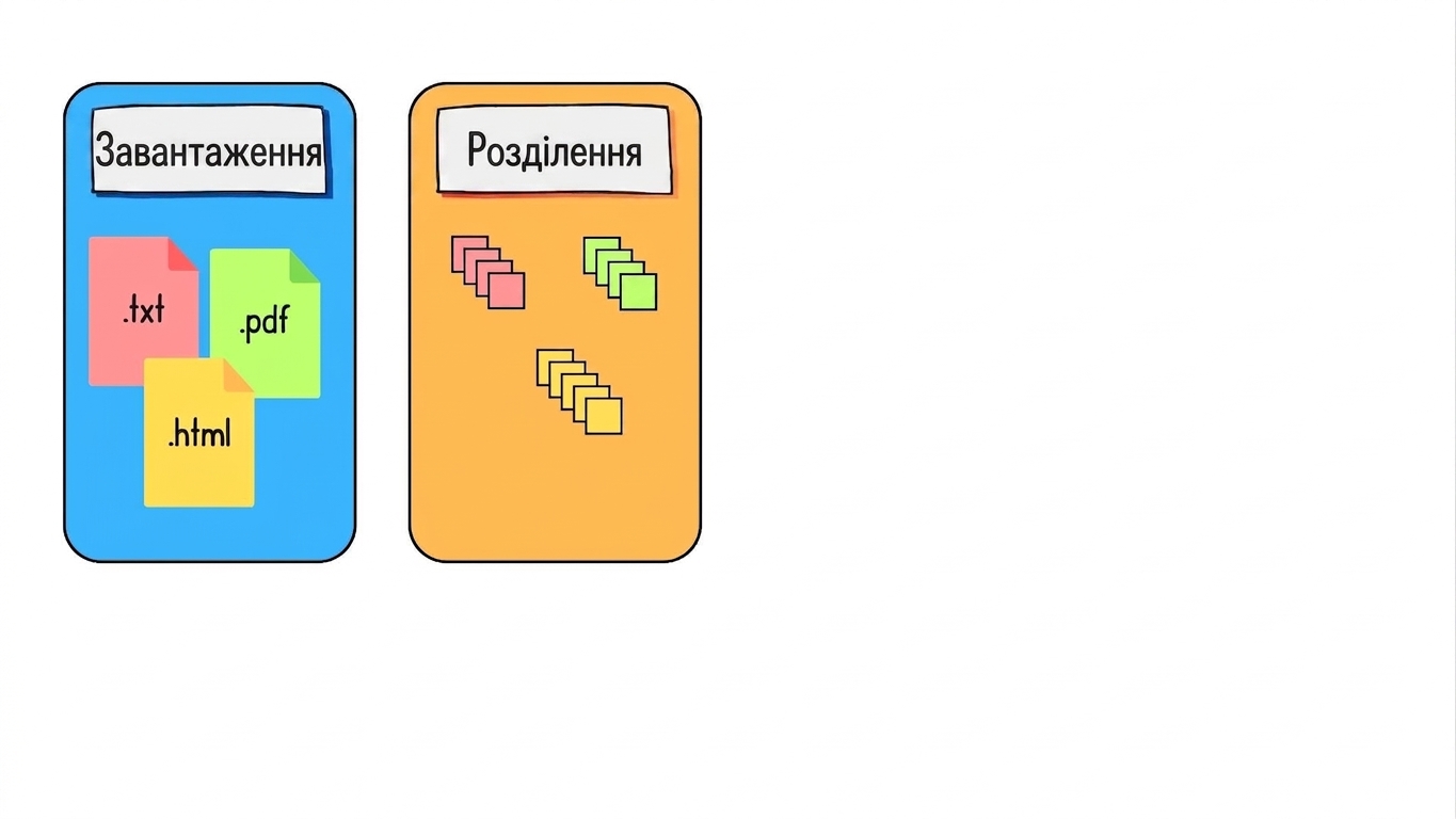 Документи розбиваються.