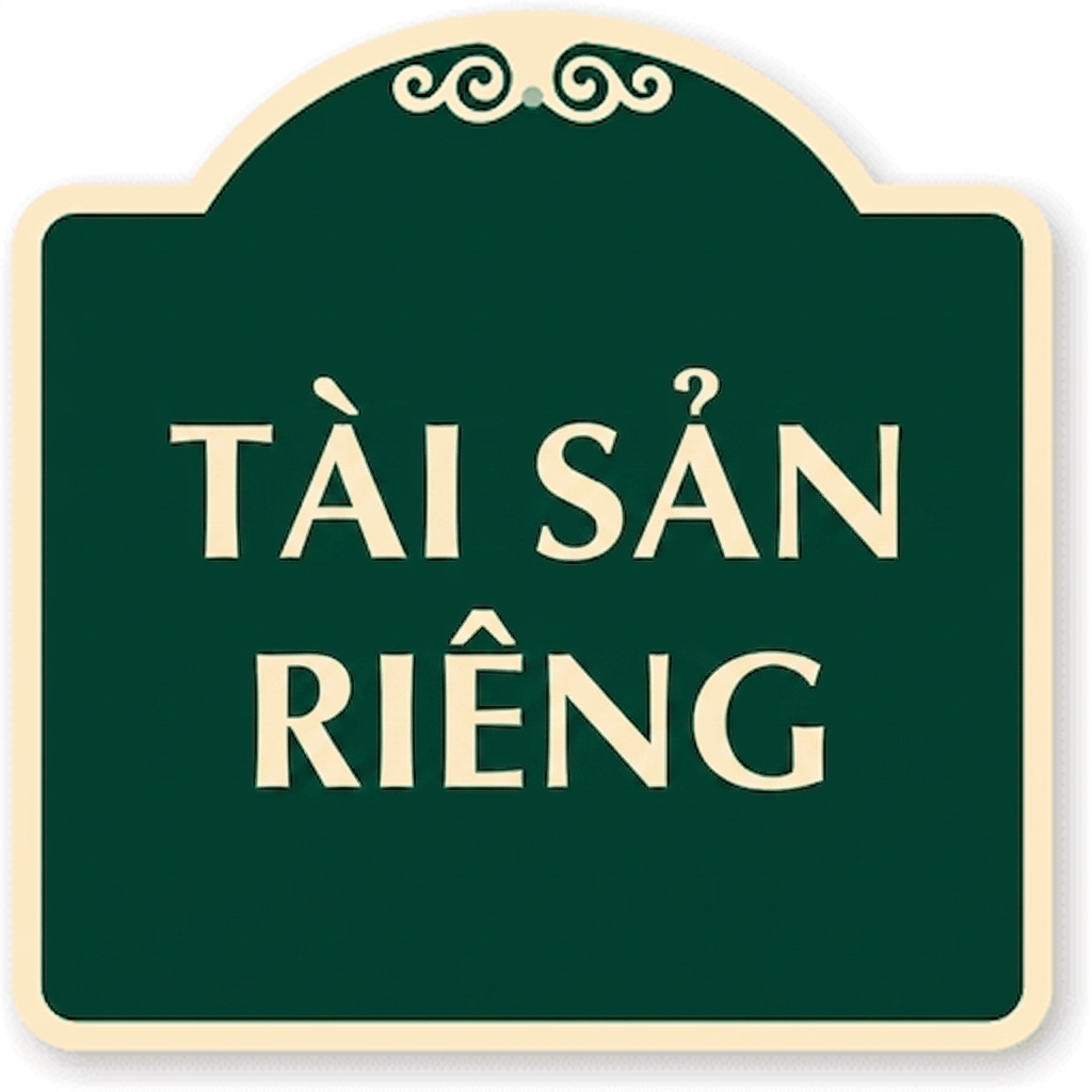 Biển báo tài sản riêng