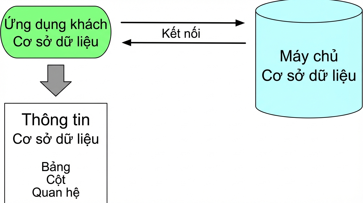 Ứng dụng khách kết nối máy chủ cơ sở dữ liệu