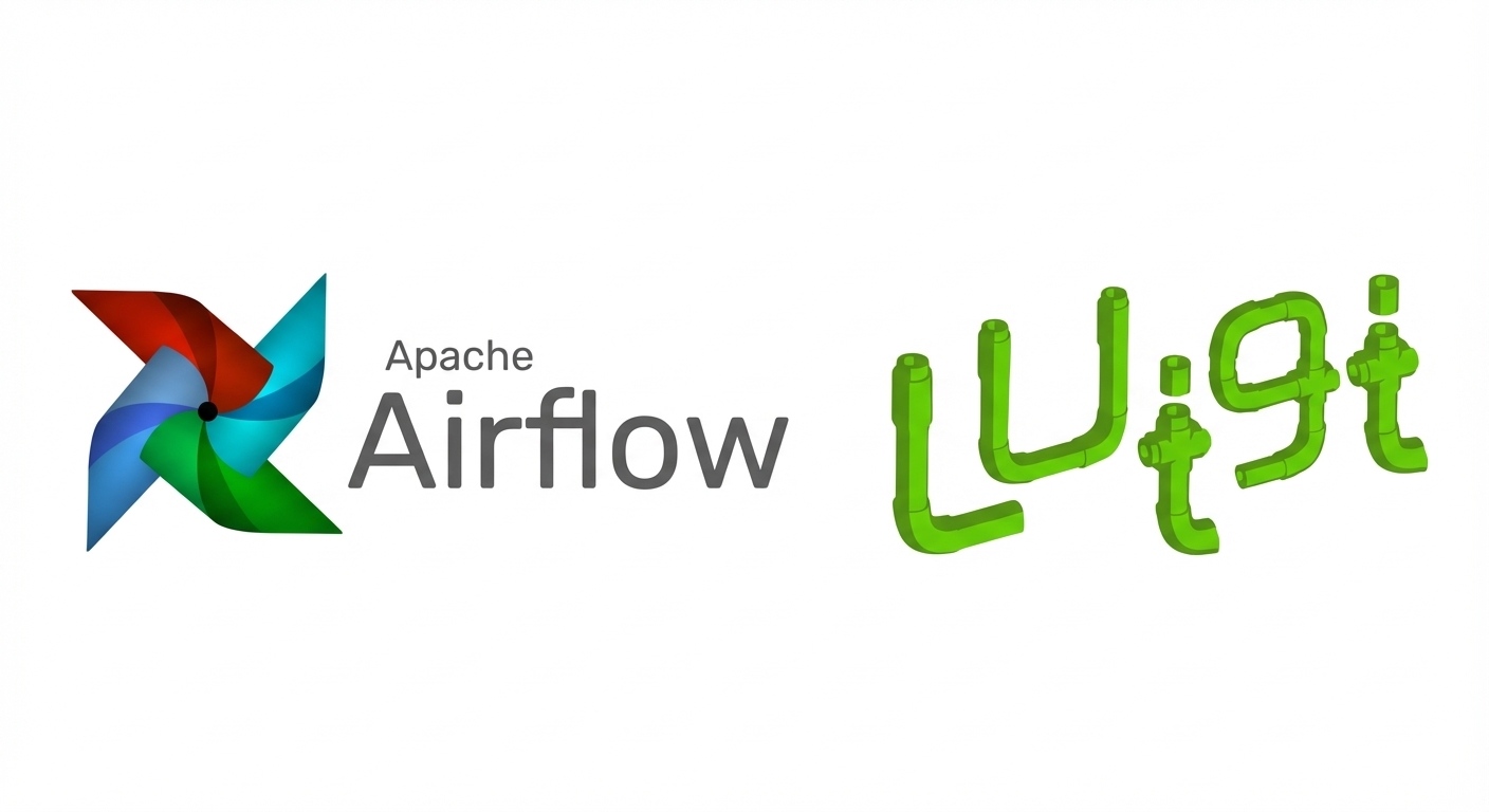 Logo của Airflow và Luigi
