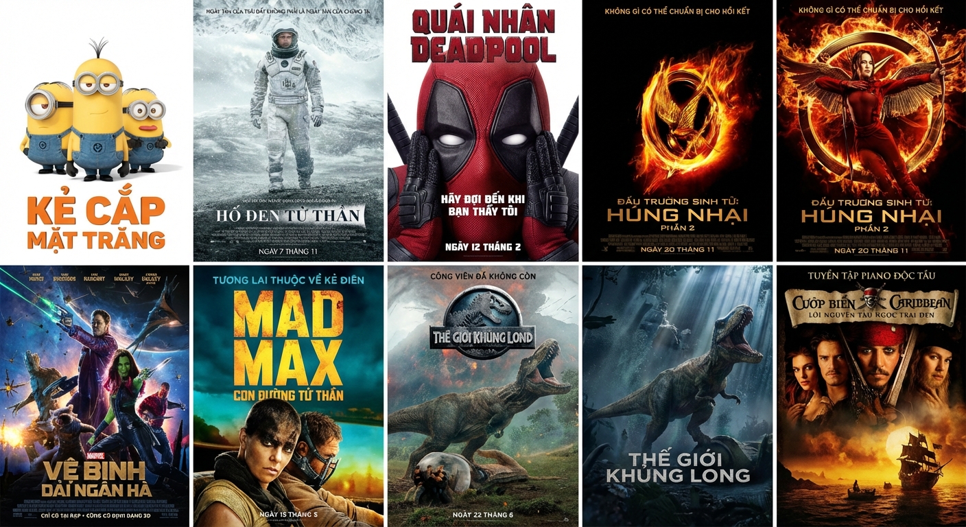 Ảnh ghép poster phim