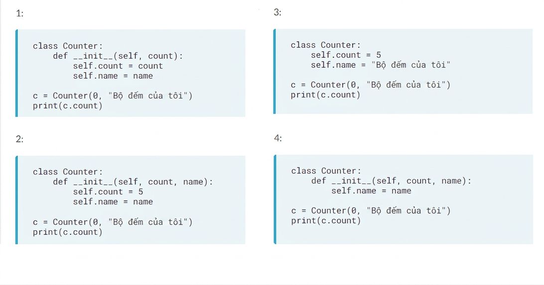 4 code blocks