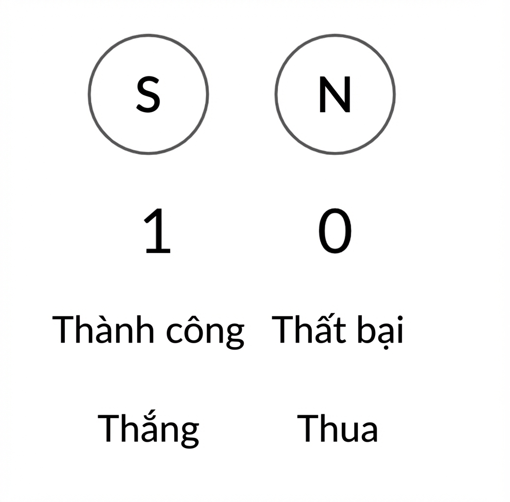 H và T, 1 và 0, Thành công và Thất bại, Thắng và Thua