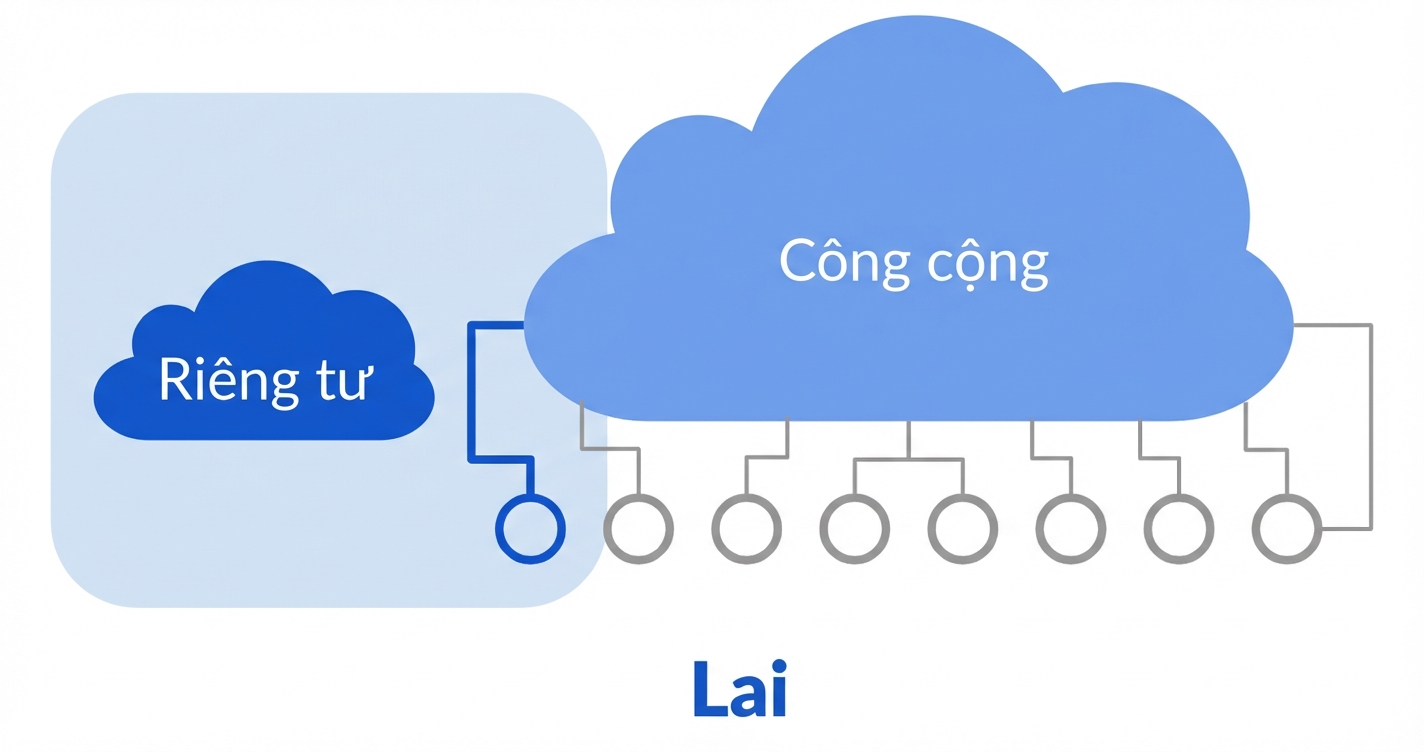 Biểu tượng đám mây lai