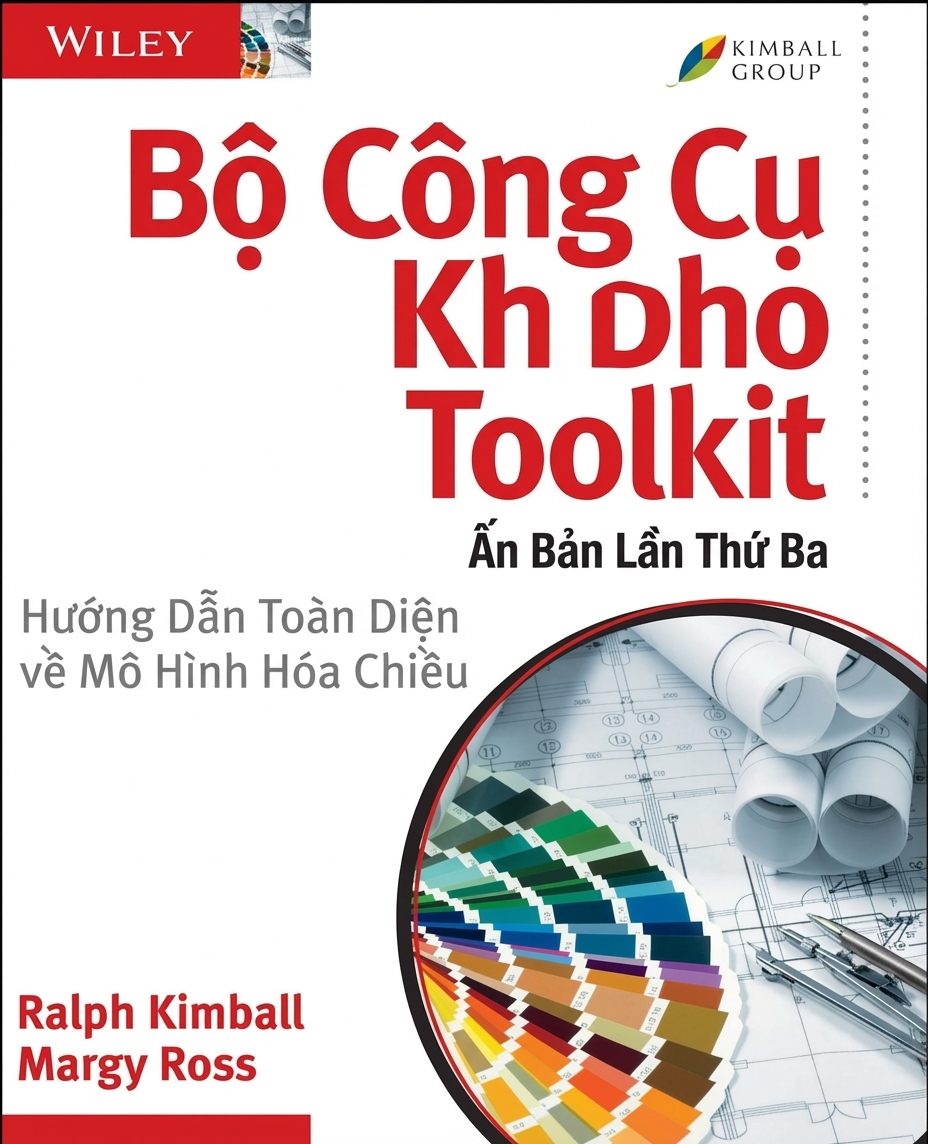 Bìa sách The Data Warehouse Toolkit đồng tác giả bởi Ralph Kimball
