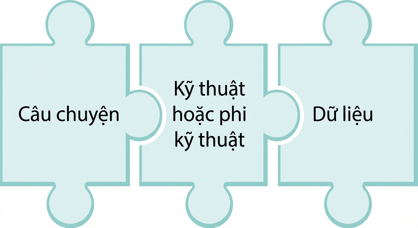 Miếng ghép hình với chữ data