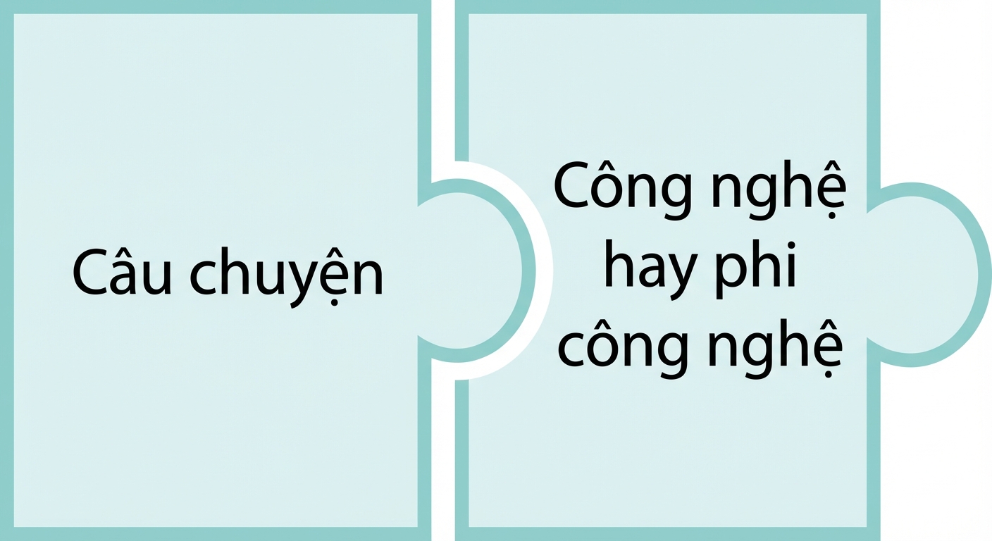mảnh ghép có chữ technotech