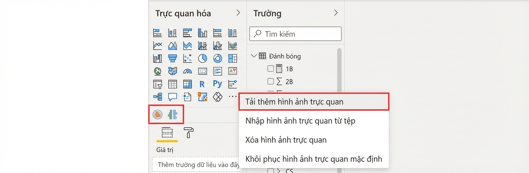 Visual tùy chỉnh trong Power BI