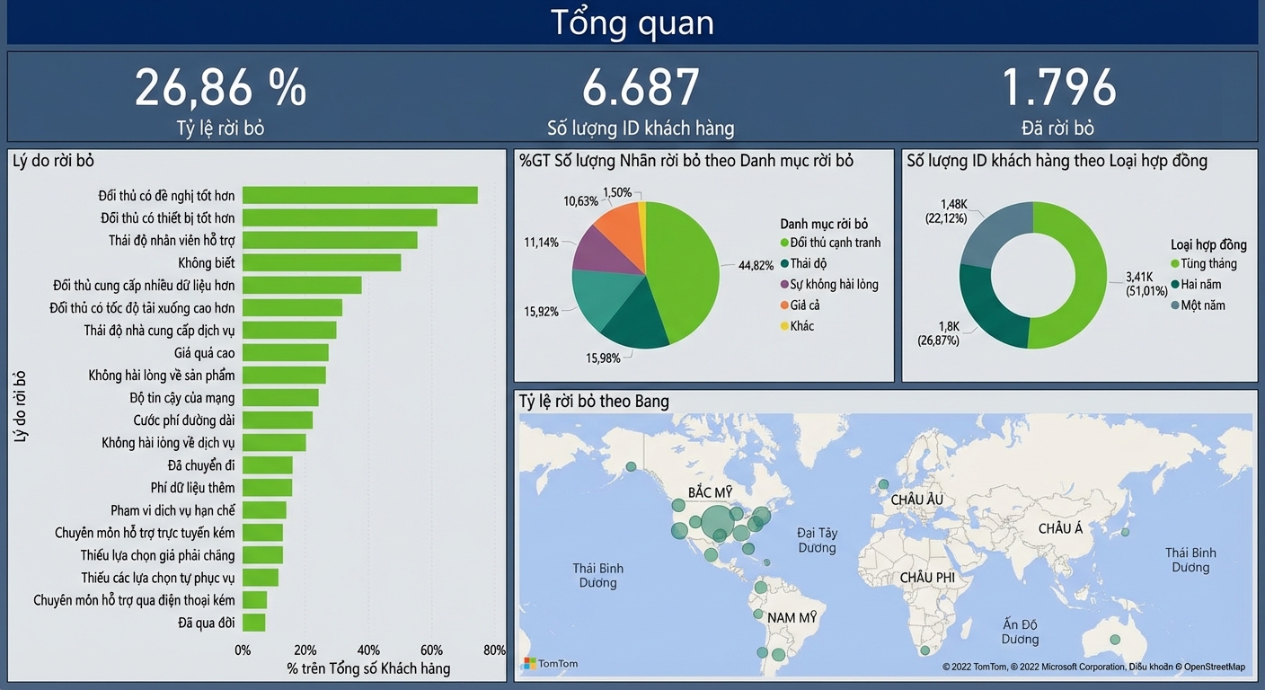 Trang tổng quan của báo cáo