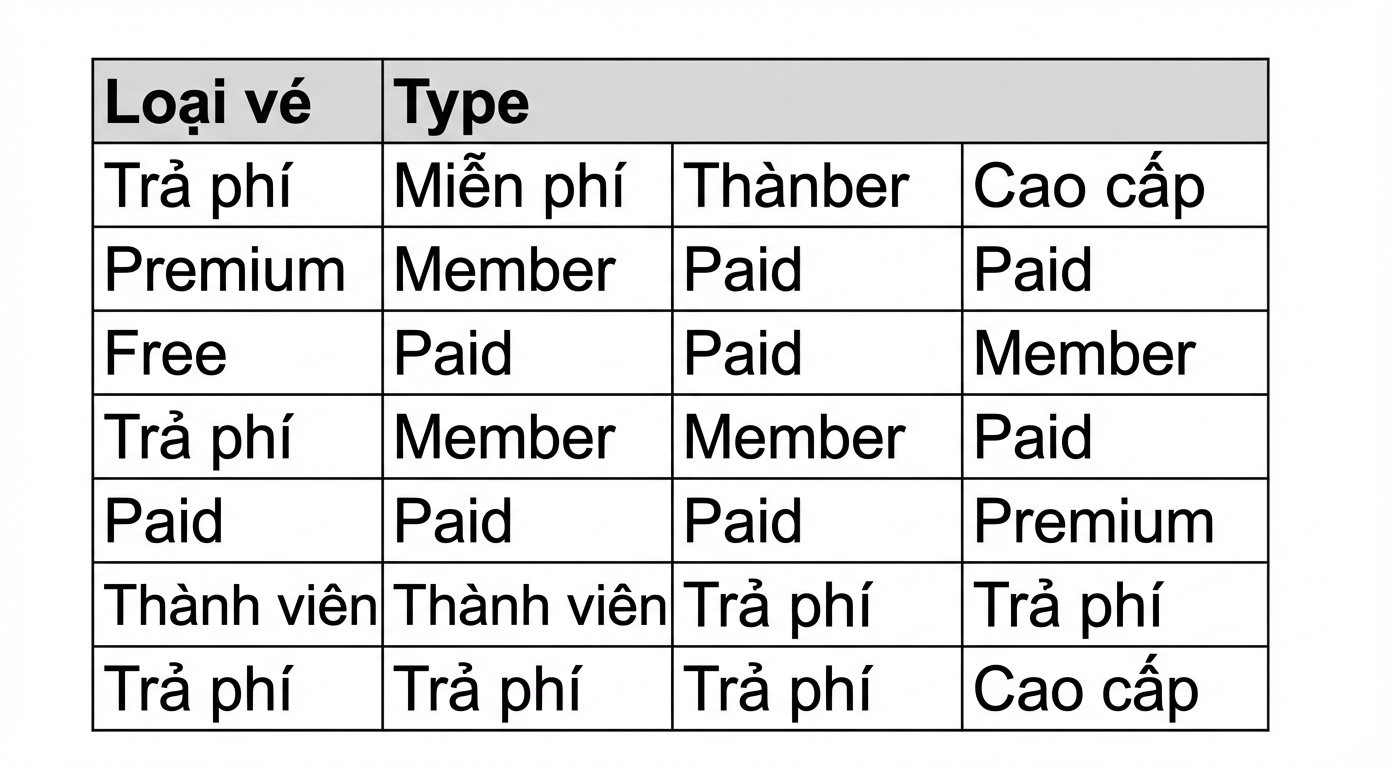 Bộ dữ liệu chứa thông tin về khách tham quan