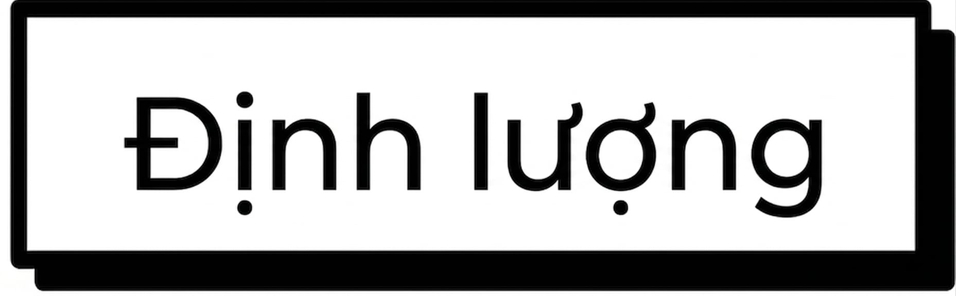 Định lượng