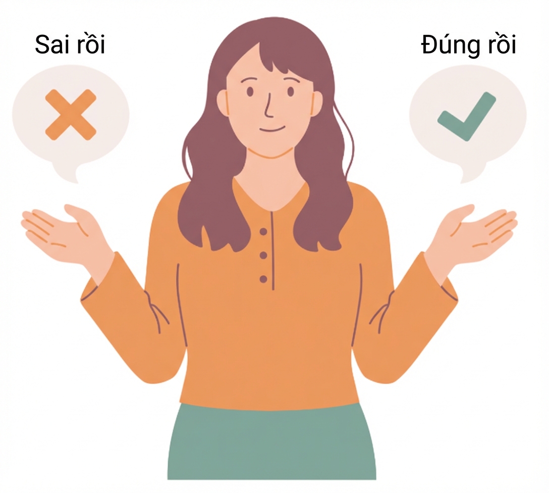 Người đang cân nhắc hai lựa chọn