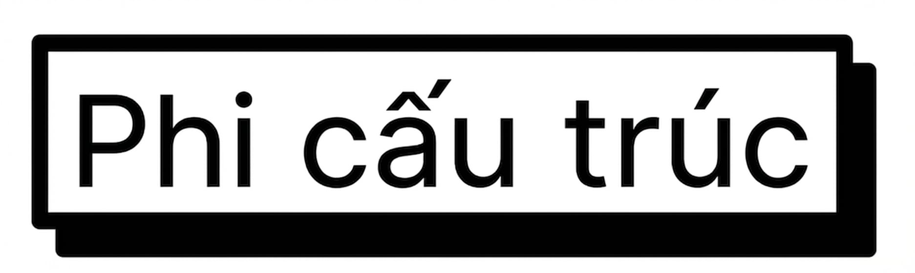Phi cấu trúc