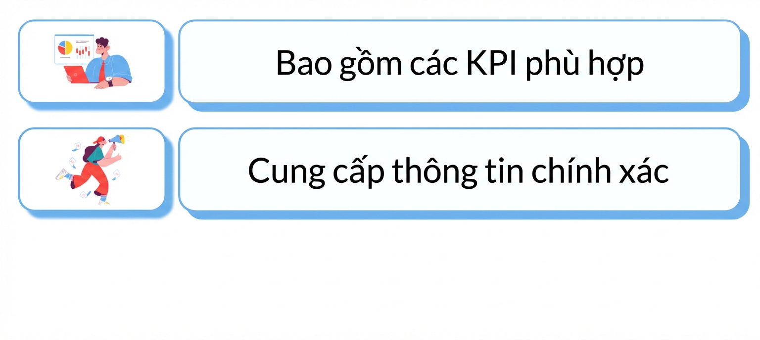 dashboard có thể hành động