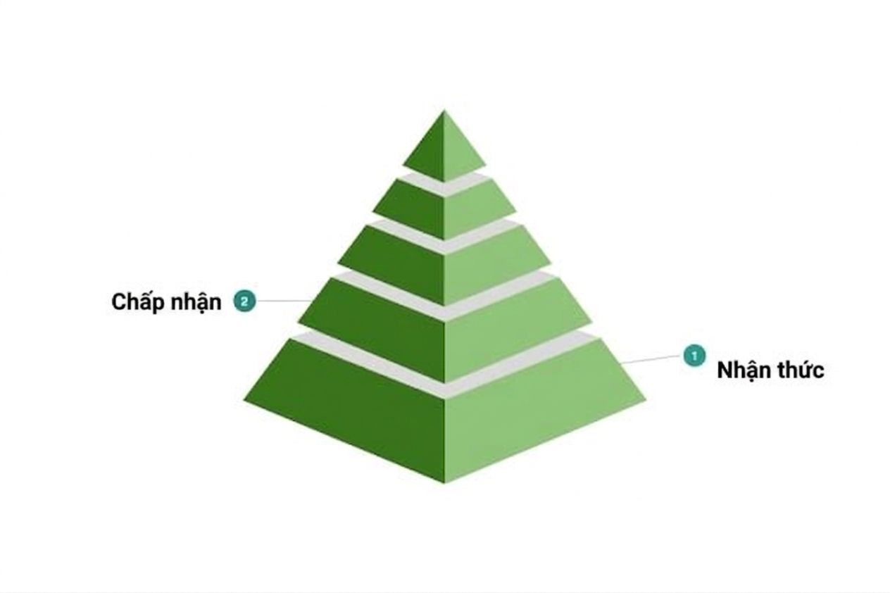 Cấp độ thứ hai của mô hình trưởng thành văn hóa dữ liệu mẫu.
