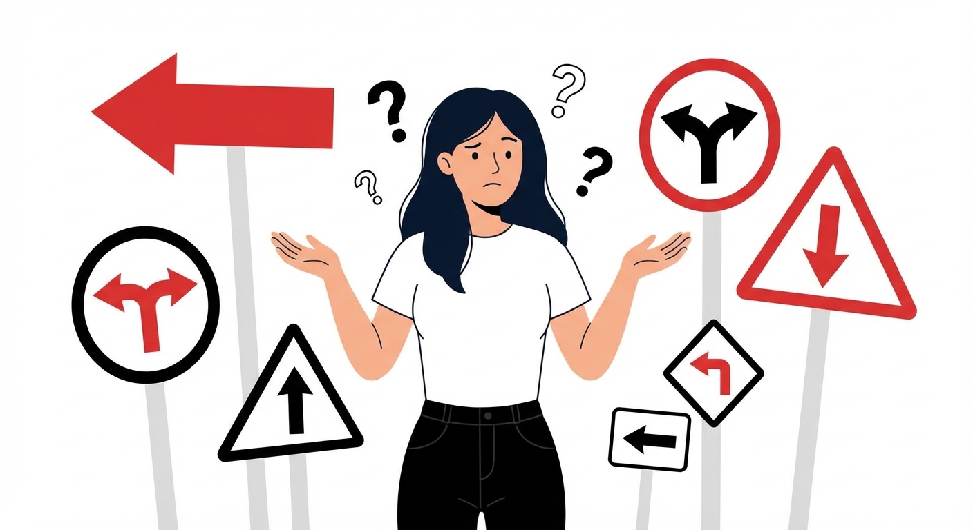 Người phụ nữ tìm đường