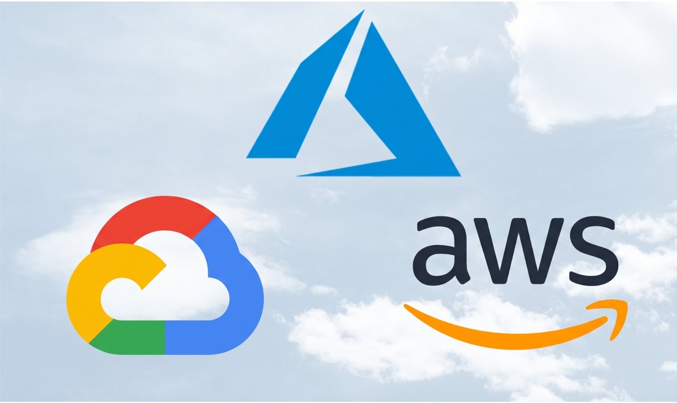 Google Cloud, Azure và AWS