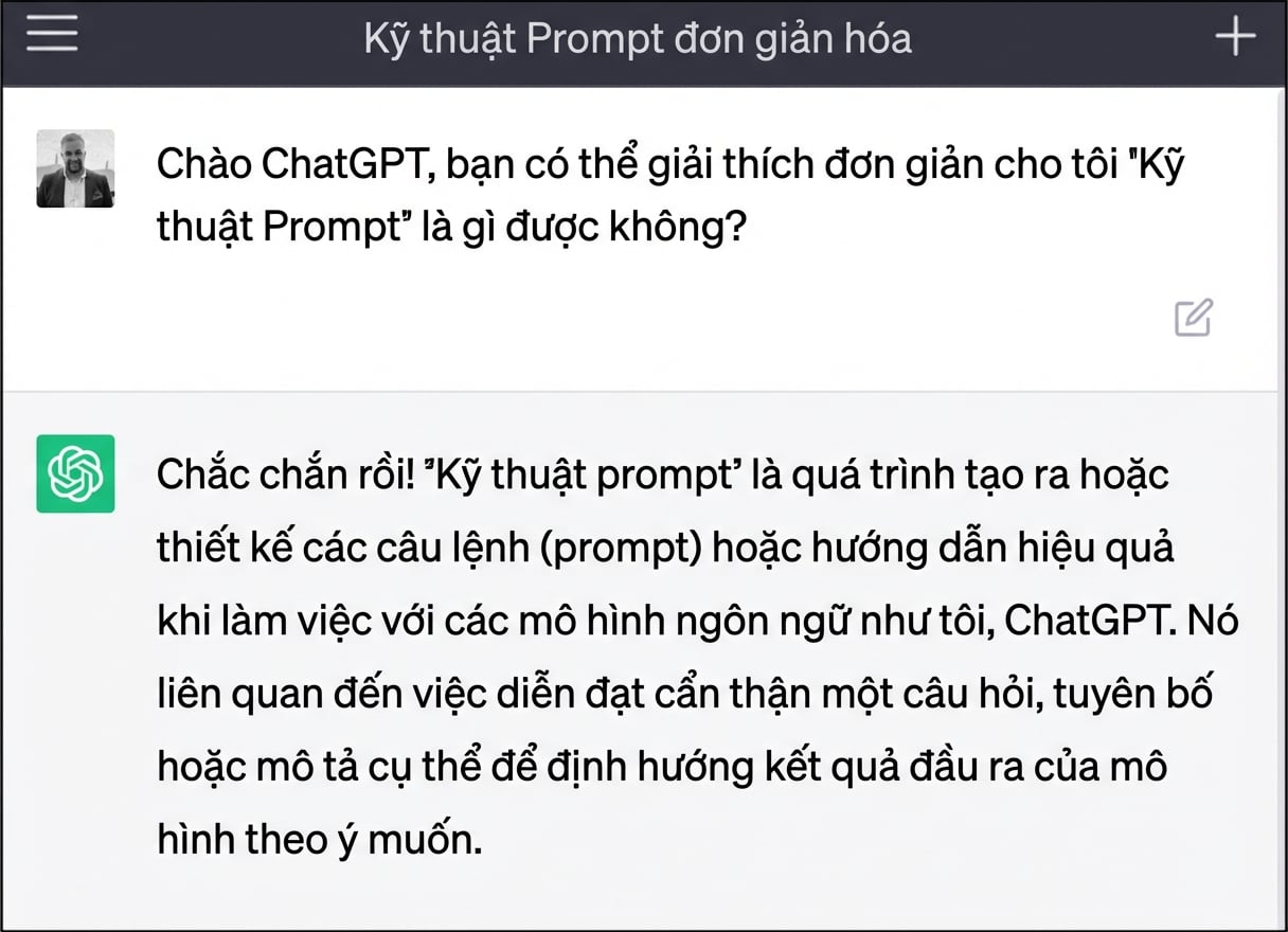 Gợi ý cho ChatGPT