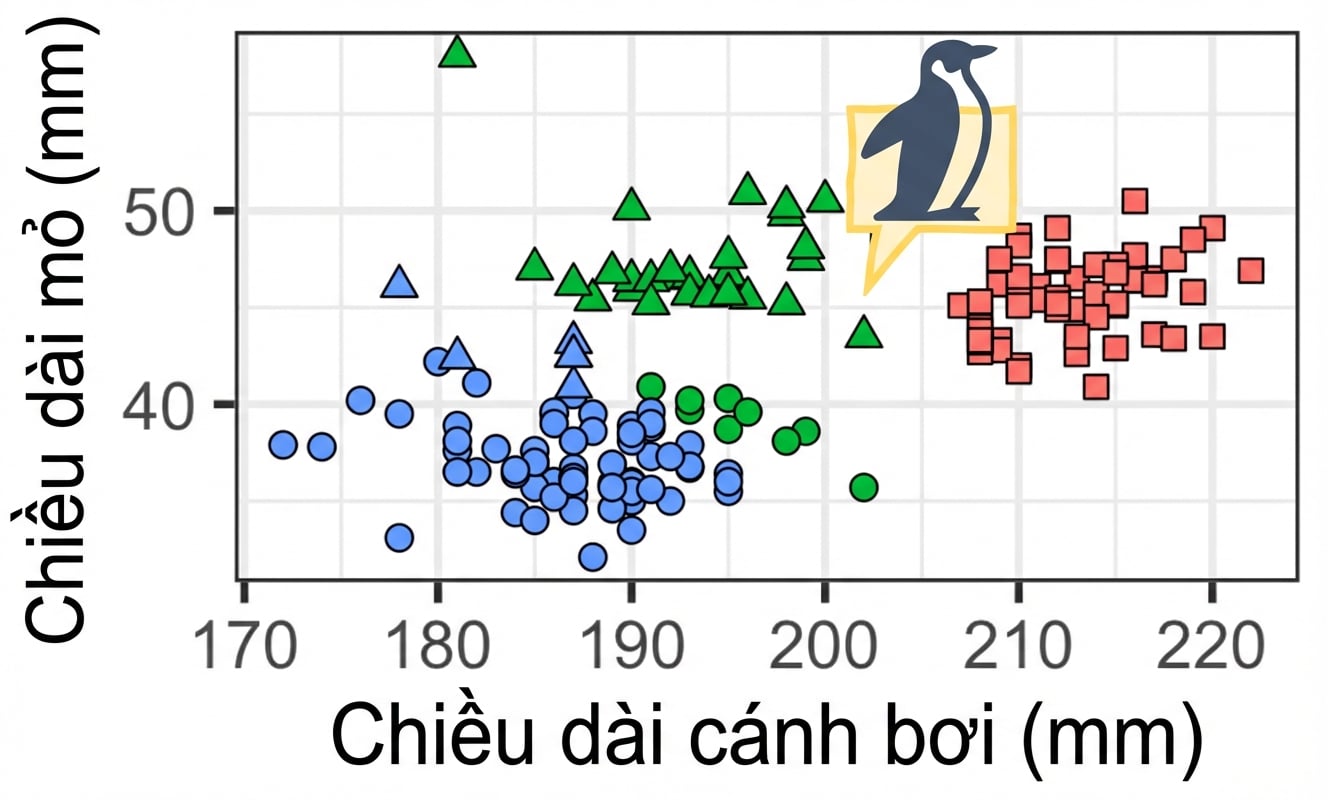 Phân cụm dữ liệu chim cánh cụt