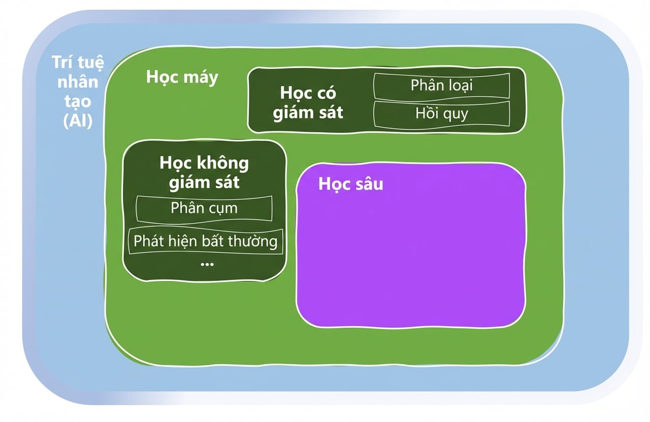 Các lĩnh vực của Machine Learning