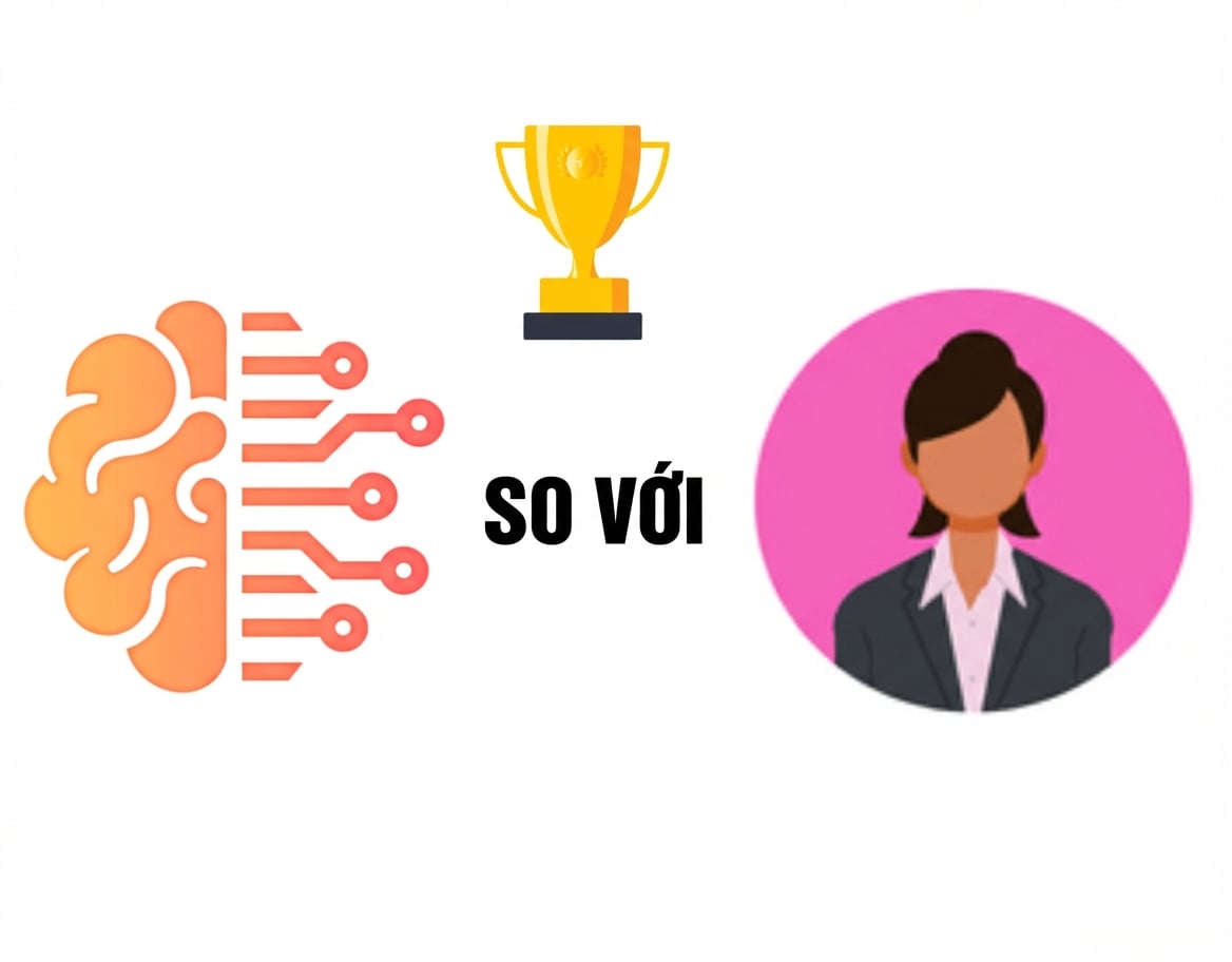 Một AI đang thi đấu với con người.