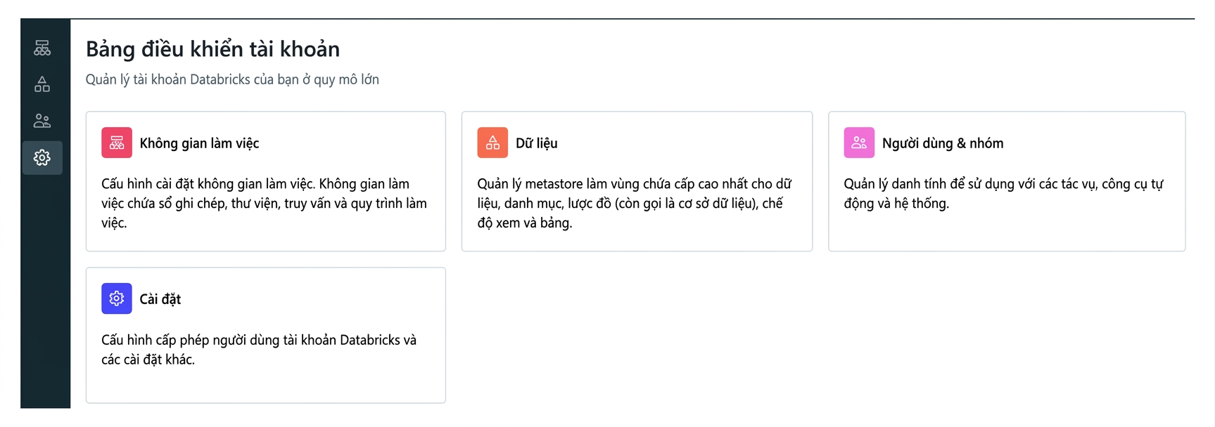 Ảnh chụp Account Console