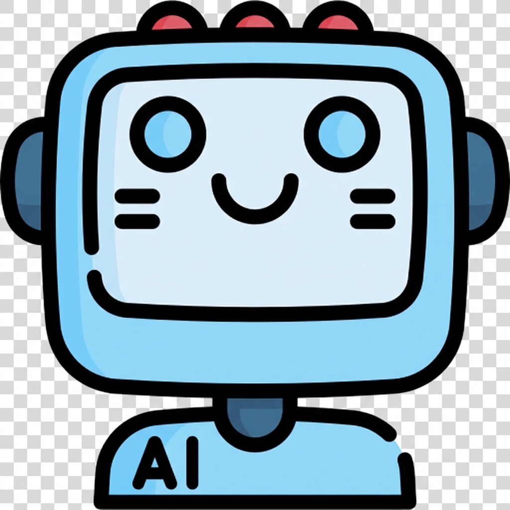 Biểu tượng một robot dễ thương.