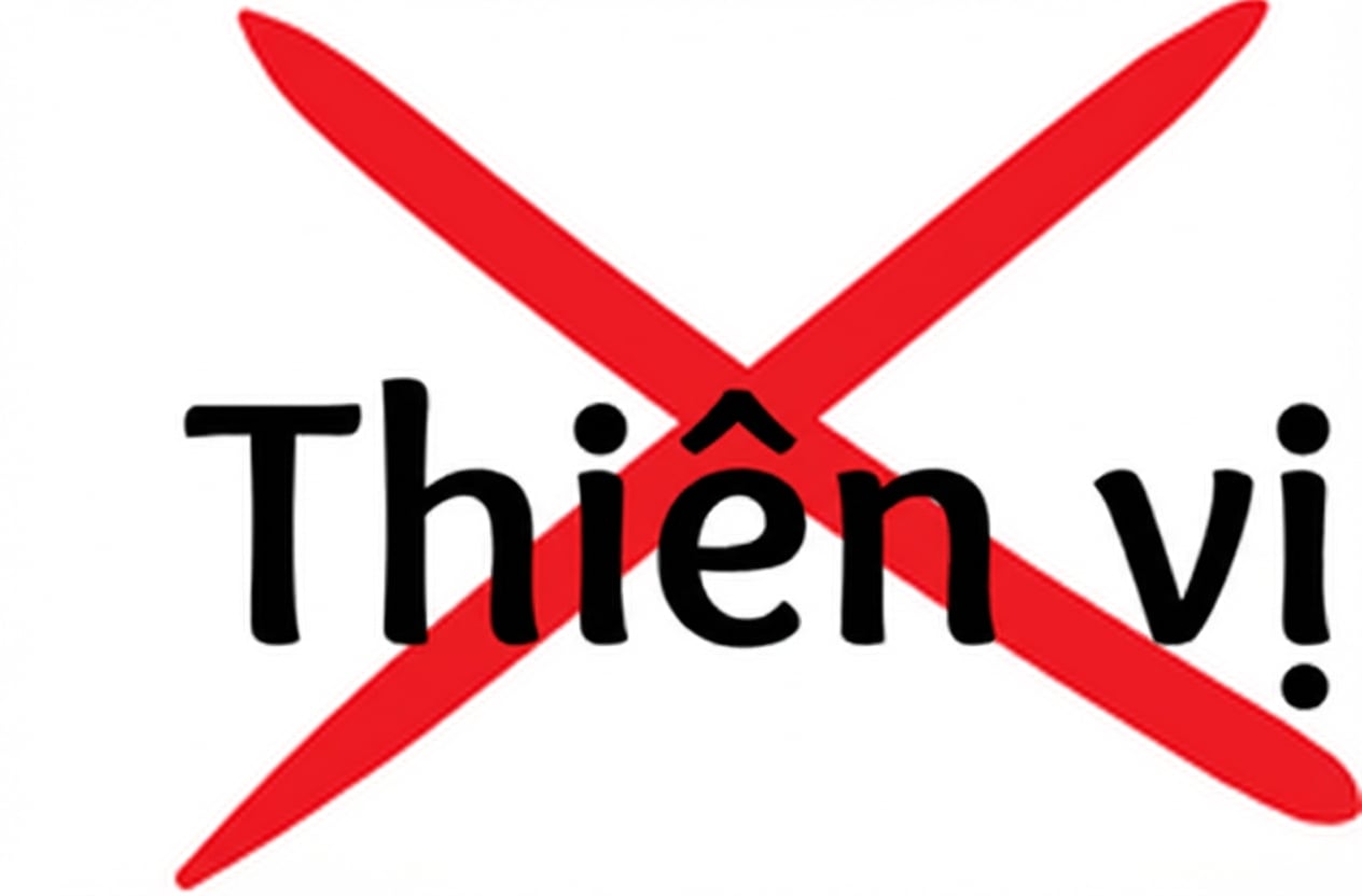 Dấu thập đỏ trên từ "bias".