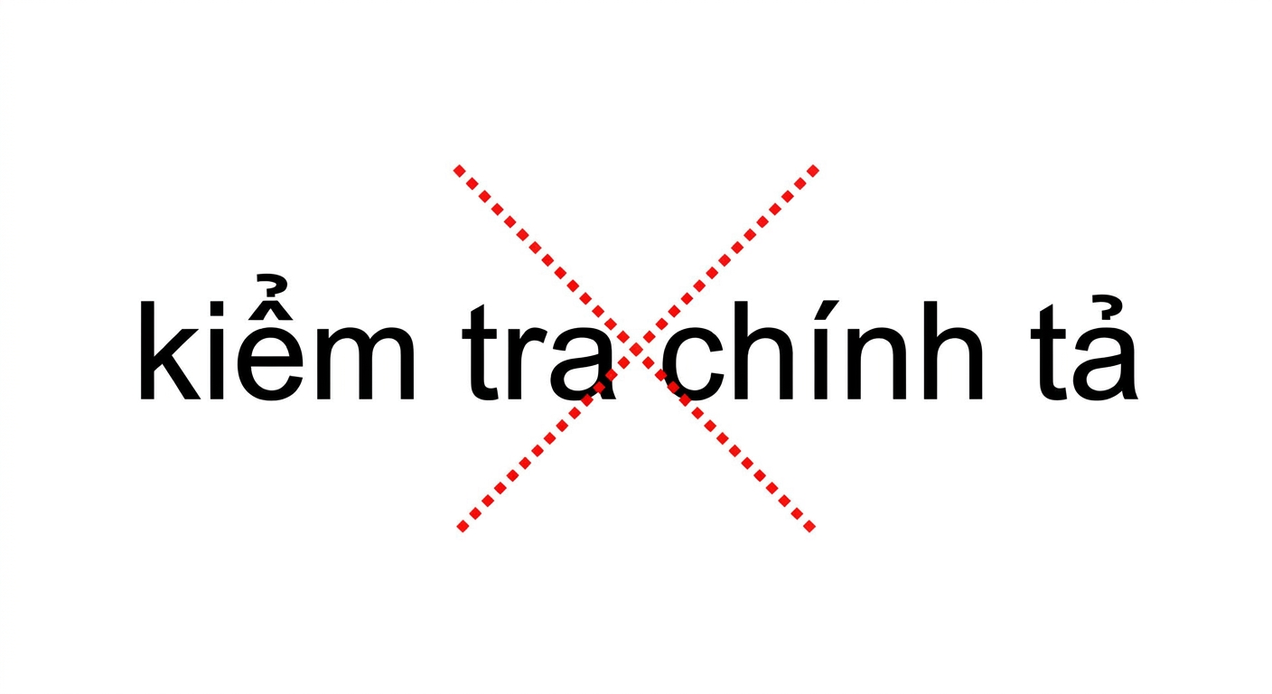 Kiểm tra chính tả.