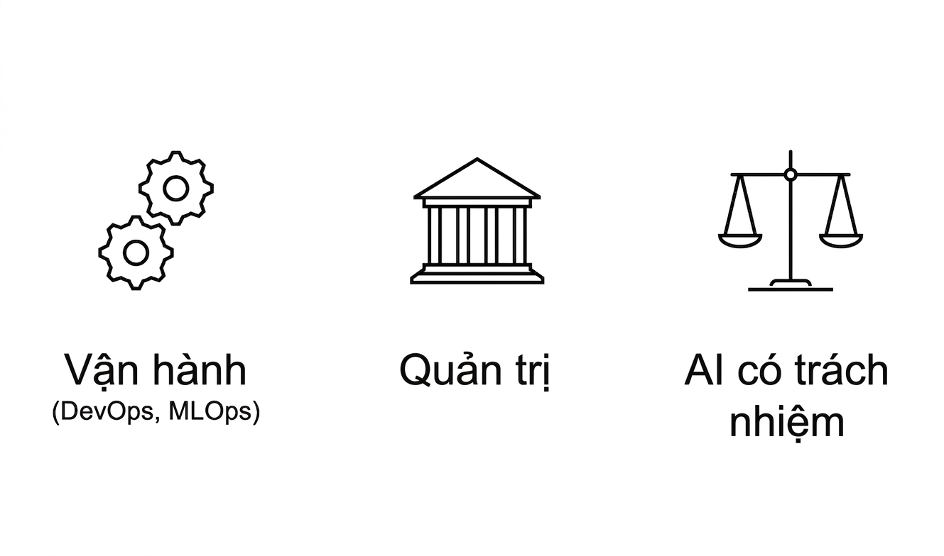 Vận hành, quản trị và AI có trách nhiệm.