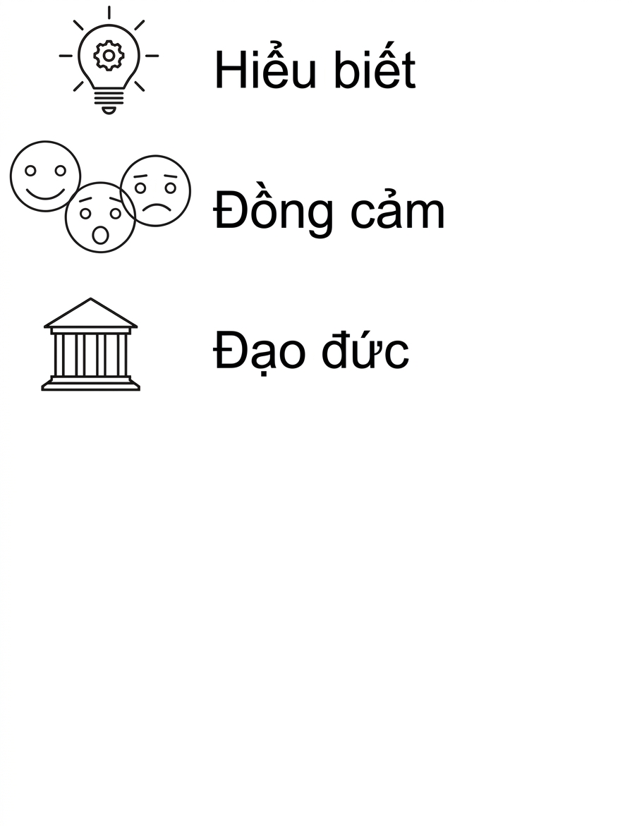 Hiểu biết. Đồng cảm. Đạo đức.