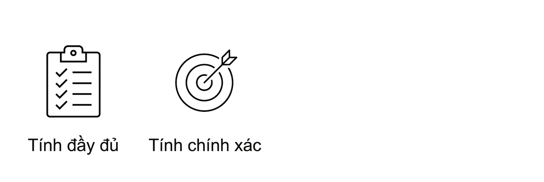 Độ chính xác.